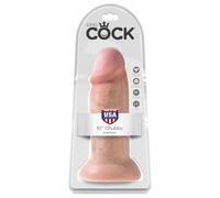 King Cock dildo 10" (25 cm, color carne)