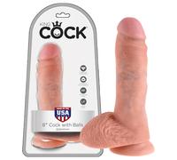 FALLO REALISTICO COCK 8 INCH W/ BALLS FLESH