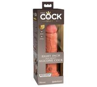 King Cock Elite 8 - dildo realistico con ventosa 20cm - colore scuro