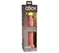 Dildo Realistico King Cock Elite con Ventosa (23cm) - Color Carne