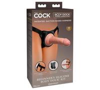 King Cock Elite - dildo indossabile per principianti - realistico color carne