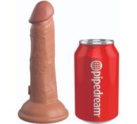KING COCK - ELITE DILDO REALISTICO IN SILICONE 15.2 CM CARAMEL