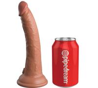King cock elite - dildo realistico in silicone 17,8 cm candy