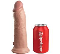 Pipedream King Cock Elite 8" Silicone Dual Density Cock Light