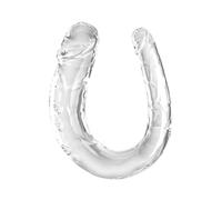 Pipedream King Cock Double Trouble Medium Clear