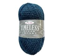 King Cole 1864456 Timeless - Filato super grosso blu navy, 85 m, 100 g