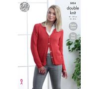 King Cole DK Easy Knit Modelli Per Maglie Cardigan 5024
