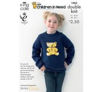 King Cole DK Modello Di Maglieria Giacca E Maglione Pudsey Bear 1003