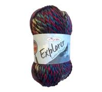 King Cole Explorer Super Chunky 80% acrilico 20% lana filato per maglieria (Marco Polo 4299)