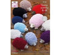 King Cole Funny Yummy E DK Easy Knit Modello Di Maglia Ricci 9135