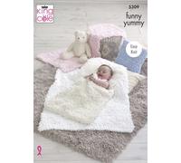 King Cole Funny Yummy Schema Di Maglieria Coperte 5309