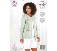 King Cole Modello Per Maglione E Cardigan Chunky Con Maniche Raglan 5827