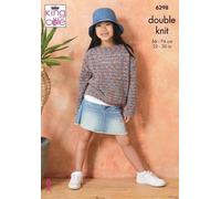King Cole Pattern Maglie Bambino Lavoro A Maglia DK 6298