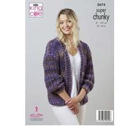 King Cole Super Chunky Modello Maglia E Cardigan 5674