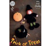 King Cole Tinsel Chunky Modello Di Maglieria Halloween 9053