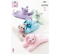 King Cole Yummy Schema Di Maglia Giocattoli Sdraiati 9061