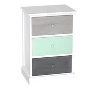 King Collection C656178 Cassettiera 3 Cassetti Multicolor