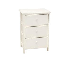 King Collection C656833 Cassettiera 3 Cassetti Legno