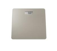 King Collection King Home B1407314/C Bilancia Pesapersone con Display LCD Portata Max 150Kg Base in Vetro, Grigio Tortora, 30X30X1,70H