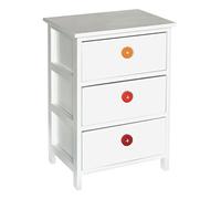 King Collection King Home C656733 Cassettiera 3 Cassetti Legno