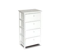King Collection King Home C656834 Cassettiera 4 Cassetti Legno