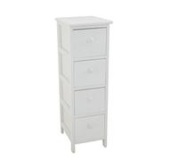 King Collection King Home C656934 Cassettiera 4 Cassetti Legno