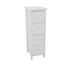 King Collection King Home C656934 Cassettiera 4 Cassetti Legno