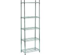 King Collection King Home S1775002 Scaffale Cromato 5 Piani