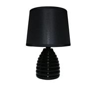 King Collection L1713612 Lampada da Tavolo, Nero
