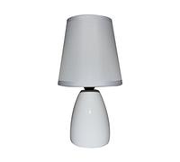 King Collection L1713631 Lampada da Tavolo, Bianco