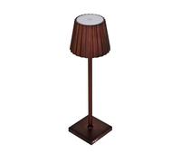 King Collection Lampada da Tavolo K-Ligth in Alluminio, Luce Bianca Calda antiriflesso Regolabile, Misure h38x10x10 Ruggine