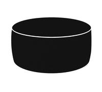 King Collection - P1816011 - Pouf Ottoman - 23 x 53 cm - nero - King Collection - 97213 - Conf. da 1 Pz.