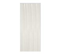 King Home Porta A Soffietto in PVC con Maniglia in plastica e Chiusura Magnetica Bianco venato