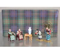 King & Country HK185M Strade Di Old Hong Kong Cinese Nuovo Anno Famiglia Set Di