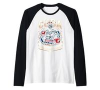 King Cuba Crown Knockout di Boxe Cubano Maglia con Maniche Raglan