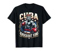 King Cuba Crown Knockout di Boxe Cubano Maglietta