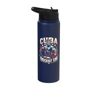 King Cuba Crown Knockout di boxe cubano Stainless Steel Insulated Water Bottle
