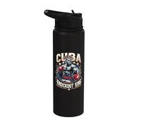 King Cuba Crown Knockout di boxe cubano Stainless Steel Insulated Water Bottle
