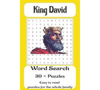 King David Word Search Puzzle Book: Word Searches with Easy to Read Print about Conqueror, Bible, Inspirational and More| 6x9 inches, 74 pages | 30+ ... Gift, Holidays, Vacations and Free Times