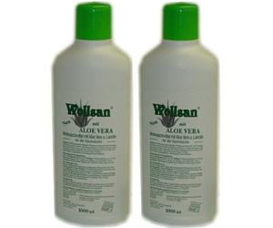 King Detersivo Wollsan con Aloe Vera 2 Bottiglie Je 1 Litro
