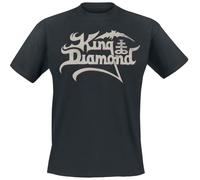 King Diamond Hospital Logo Uomo T-Shirt Nero 100% Cotone Regular