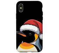 King Emperor Penguin Brutto maglione natalizio Custodia per iPhone X/XS