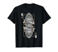 King Faraone Evil Zombie Skull Astrologia Tarocchi Maglietta