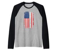 King Free Since 1776 No Kings Democracy 4 luglio libertà USA Maglia con Maniche Raglan