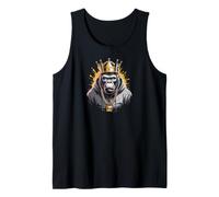 King Gang Gorilla Primate Hip Hop Graphic Apparel Canotta