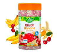 KING GEORGE - Banana di ciliegio 12 x 400 g - tè freddo istantaneo con vitamina C - Delizia estiva - Confezione vantaggiosa - bevande in polvere, bibite per famiglia, personale turni