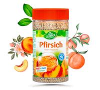 KING GEORGE - Bevanda da tè istantanea alla pesca, 12 x 400 g, con sapore di pesca, caldo e freddo, in polvere, per l'estate, festa di compleanno, Carnevale