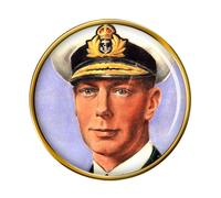 King George VI Di Gran Bretagna Spilla