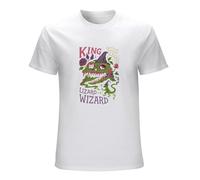 King Gizzard And The Lizard Wizard Altered Beast Short Sleeves Men's Casual Shirt White L
