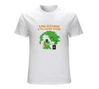 King Gizzard And The Lizard Wizard Cyboogie T Shirt Funny Vintage Gift for Men White S